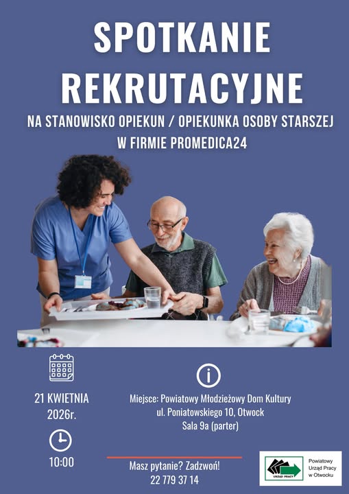 Spotkanie rekrutacyjne Promedica24 — opiekun osoby starszej